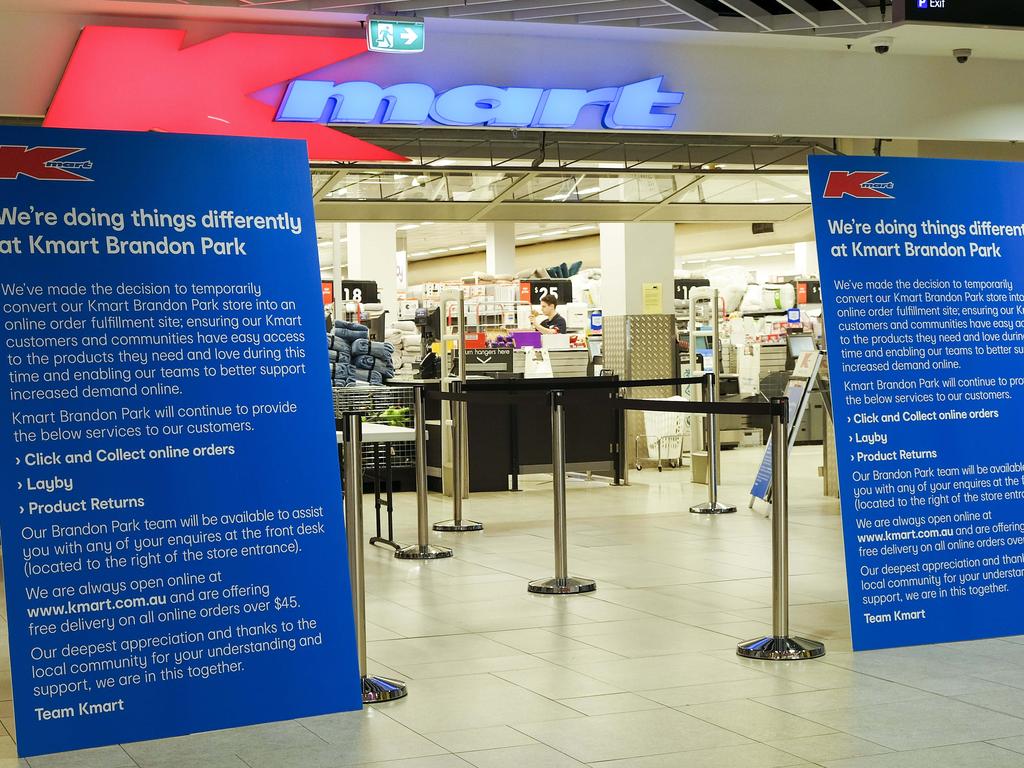 Customers have complained of stock shortages across Kmart. Picture: Wayne Taylor