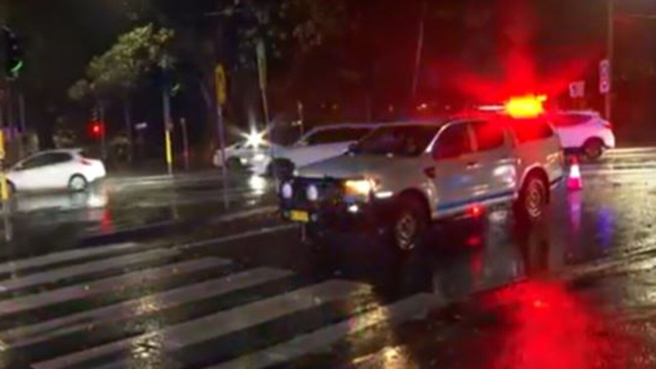 The allegedly stolen car was seen driving dangerously in Sydney's Surry Hills. Picture: 7News