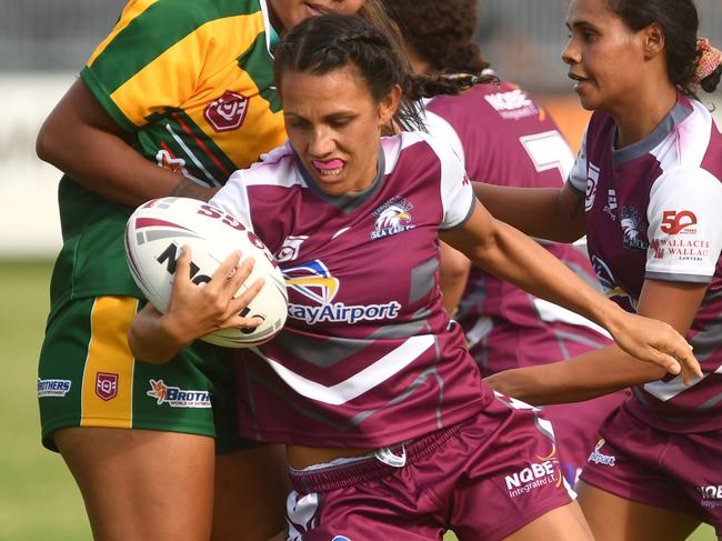 Mackay's Naomi Temby in the Foley Shield. Picture: Evan Morgan