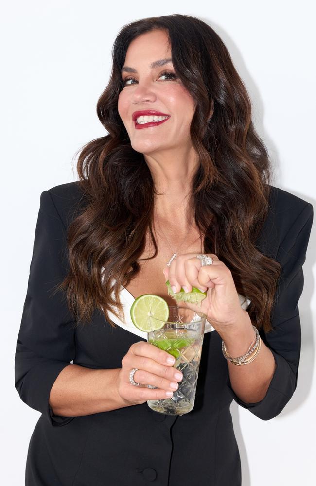 Real Housewives of Sydney star Krissy Marsh launches her Vodka Lectures podcast series., Picture: Supplied