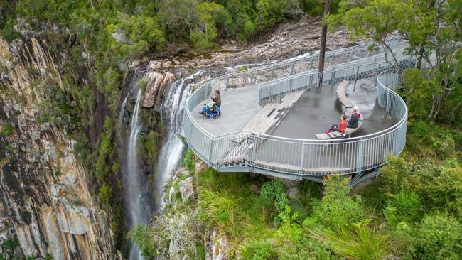 39-kilometre Gidjuum Gulganyi Walk in Tweed Byron hinterland: Minyon Falls - Nightcap National Park.