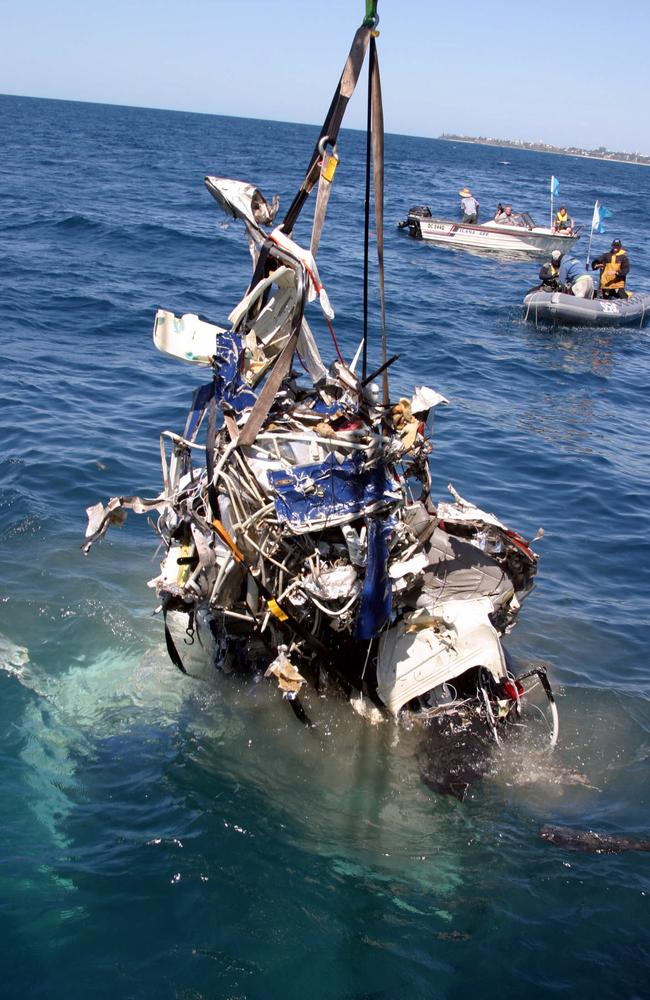 Pilot Barry Coventon was killed when his aircraft crashed into the sea near Kawana in 2004.