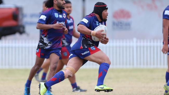 William Taiti-Taanoa for Campbelltown Collegians reserve grade. Picture: Steve Montgomery