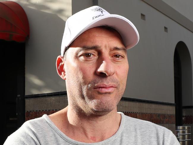 Paul Dimattina from the Lomaro Hotel is furious as ithis lockdown will cost him fortune, and they are giving food packs to staff so they can eat. Picture: Alex Coppel.