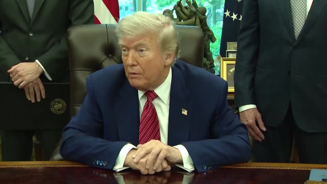Trump threatens new tariffs on European Union, Apple