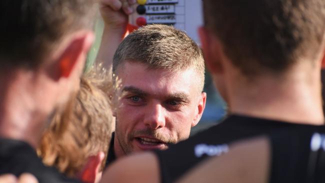 Kye Taylor was calling the shots on the field and on the sidelines for the Port Macquarie Magpies. Picture: Green Shoots Marketing