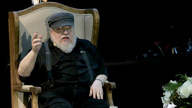 George R.R Martin at the Guadalajara International Book Fair late last year.