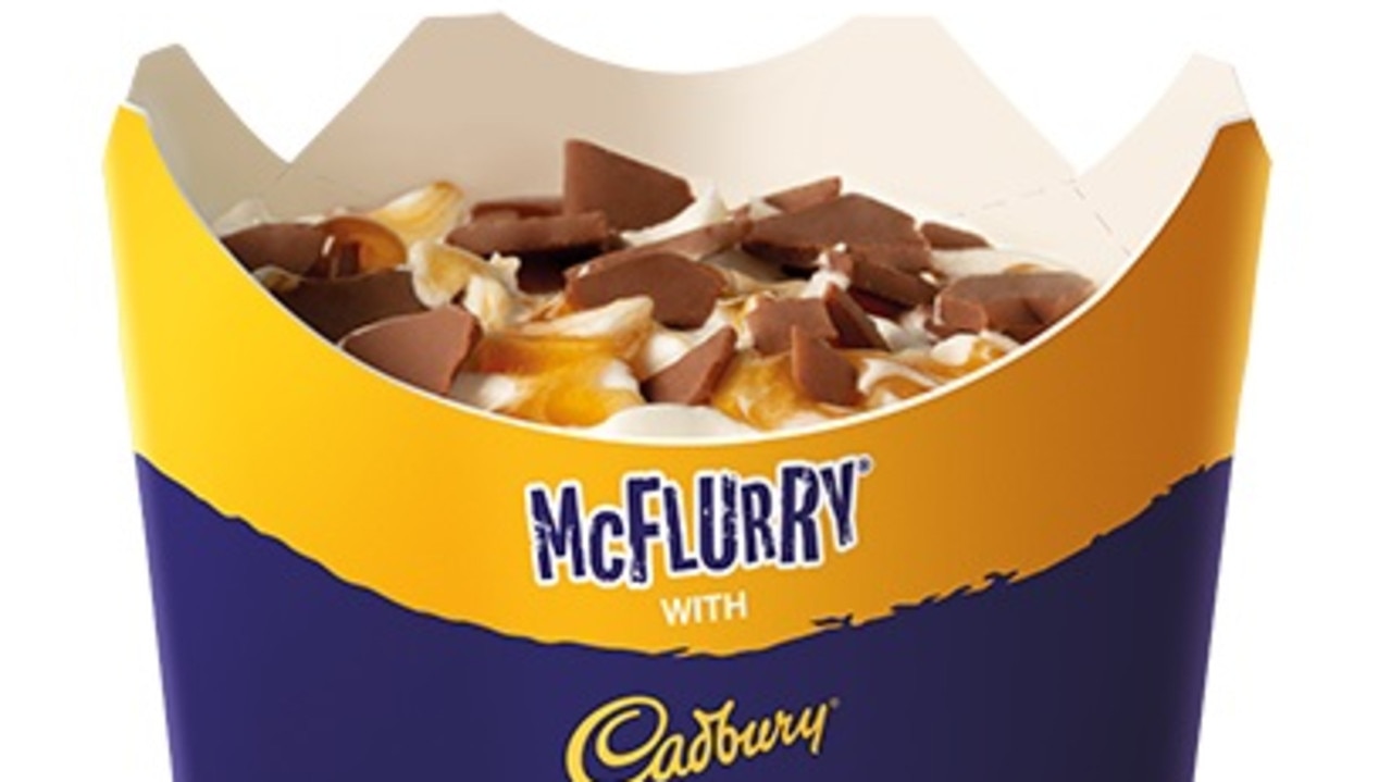 Mcdonald’s Menu Maccas Adds Cadbury Dairy Milk Caramello Mcflurry Au — Australia’s