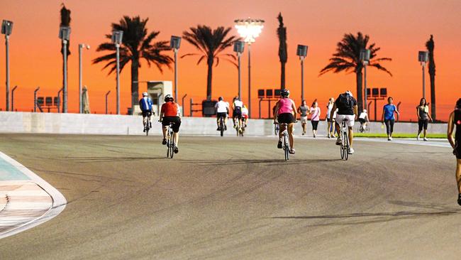 You may not have tickets to the Abu Dhabi Formula 1 Grand Prix, but you can still hug the curves for free. Cycle the YAS MARINA CIRCUIT Tuesdays and Sundays from 6pm. Bikes available for $10.