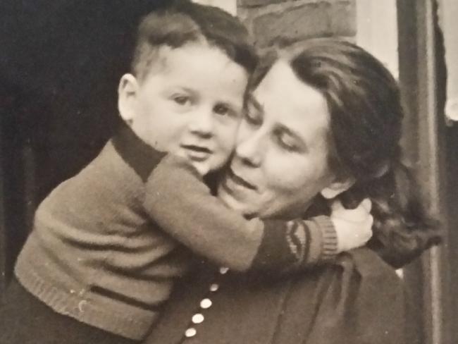 Klaasje van der Haar with Joseph/Joop, the Jewish boy she and her family took in during WWII while his parents went into hiding. Pic supplied by granddaugther Ingrid Bradman, of Hervey Bay.