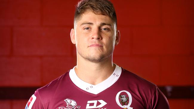 James O'Connor, Reds player in 2020 full playing kit, Ballymore, Herston, on Tuesday 28th January 2020 - Photo Steve Pohlner