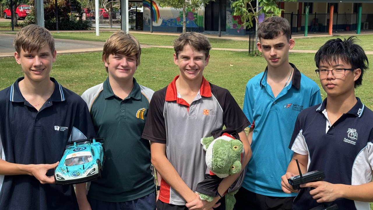 Energy Surge NT: Aden Puckett, Connor Lewis, Tannum Jones-Materne, Xander Smidt, Sean Lee-Chin. Picture: Supplied