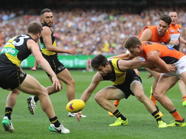 Trent Cotchin in action: Picture: Alex Coppel