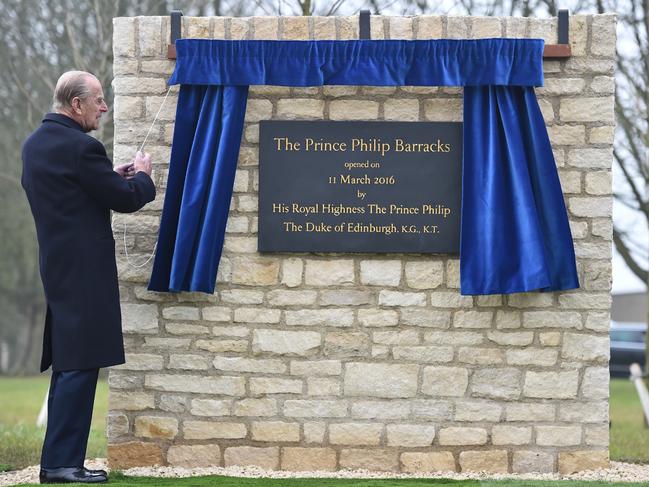 A then 94 year old Prince Philip raised a laugh at an official opening in March 2016, telling spectators: “I hope you realise what you’re about to see now is the world’s most experienced plaque unveiler in action.” The Prince was on hand to name the “Prince Philip Barracks” – the new home of the Royal Electrical and Mechanical Engineers at MOD Lyneham. Philip is Colonel-in-Chief of the Army unit, but was still “very flattered” that the barracks was taking his name. “I only hope it’s on there somewhere,” he joked again before unveiling the plaque. Picture: Getty