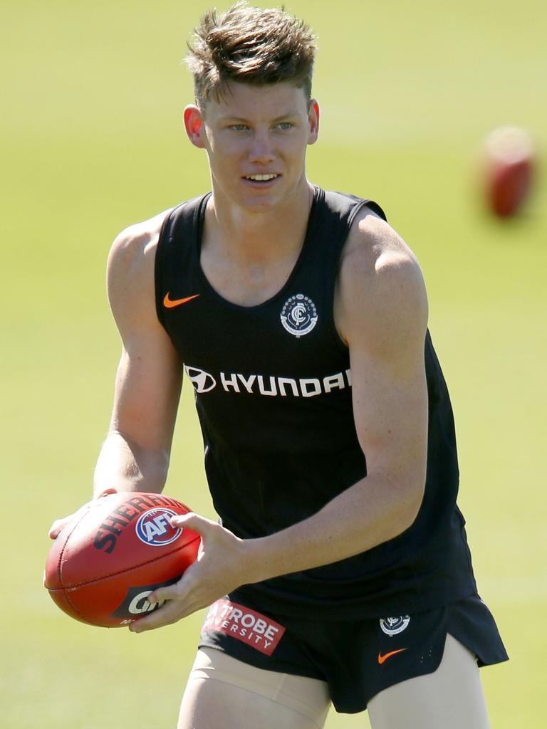 Carlton’s No.1 draft pick Sam Walsh.