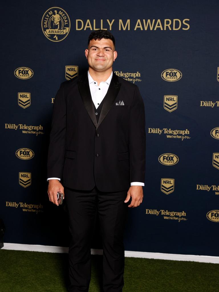 David Fifita at the 2023 Dally M Awards. Photo: Courier-Mail, Twitter