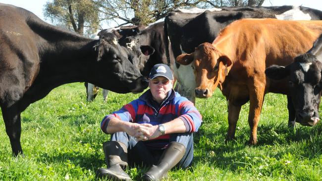 Not impressed: Paul Mundy, who farms with his wife Lenore, at Cobram East, labels the situation a “fundamental stuff-up of fairly substantial proportions”.