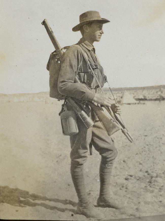 Charles Gill in World War I. Picture: Dave Cronin.