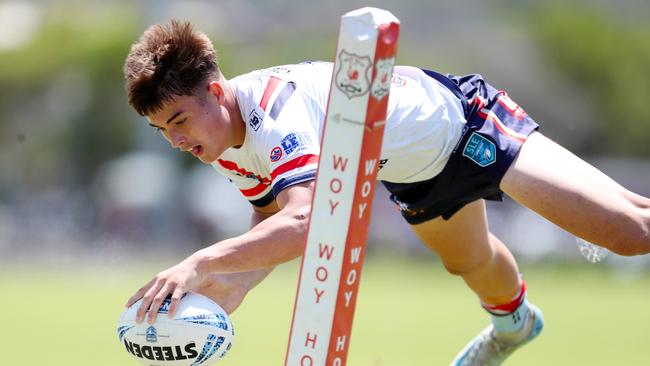 Bodie Jeffreys scored for the Roosters. Picture: Sue Graham