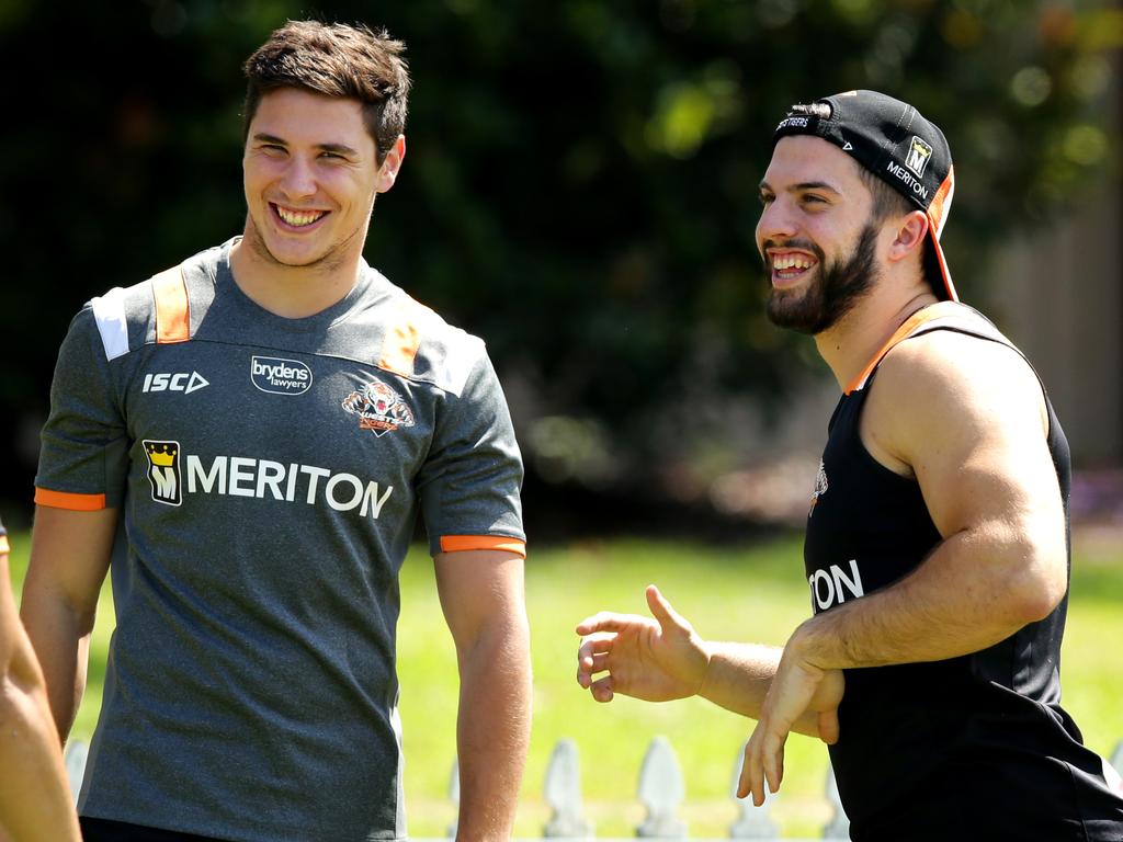 Could the Wests Tigers lure Mitchell Moses and/or James Tedesco back to Concord? Picture Gregg Porteous