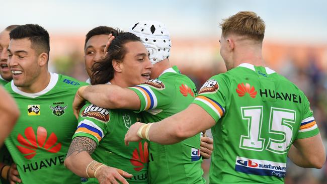 Incredibly Leilua almost played the following week against Penrith. (AAP Image/Dean Lewins)