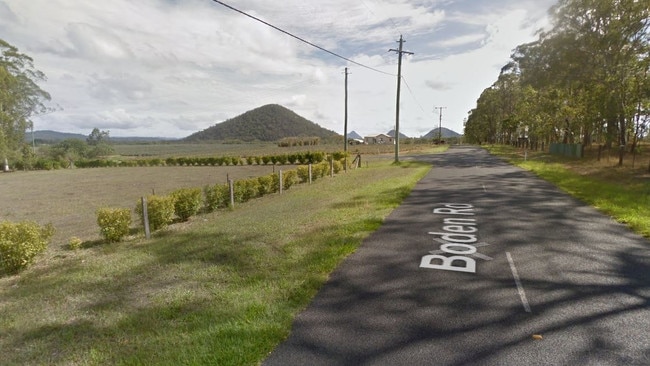 The intersection of Boden and Harrison roads at Wamuran where Carol Ismail and her husband Adam were hit while cycling. IMAGE: GOOGLE MAPS