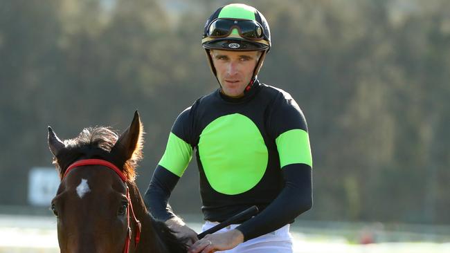 Sam Clipperton rides Godolphin debutant Balkans at Canterbury. Picture: Getty Images