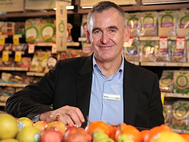 Woolworths CEO Brad Banducci posing for a photo at their head office in Bella Vista on the 29th of August 2019. Woolworths group's annual results were announced today. Photographer: Adam Yip