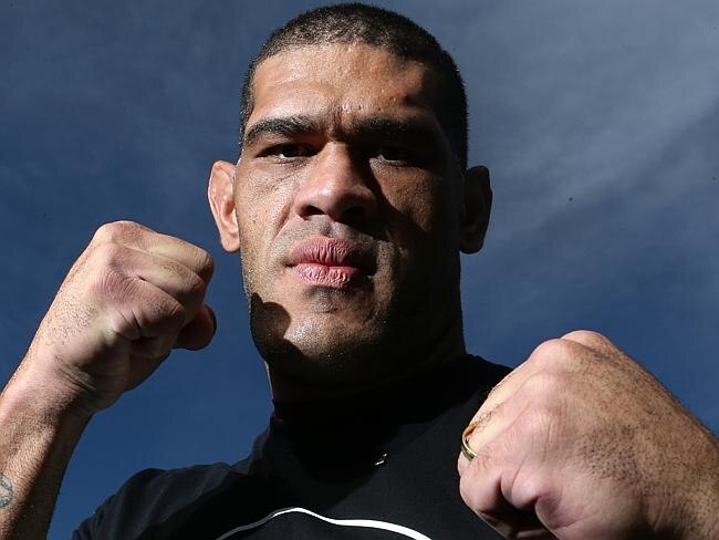 Hunt's opponent Antonio "Bigfoot" Silva. Picture: Darren England.