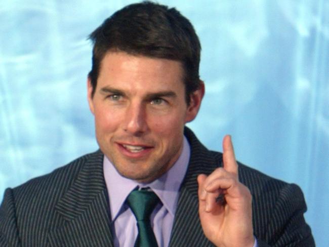 Actor Tom Cruise speaks during the inauguration of the Church of Scientology in Madrid, Spain.