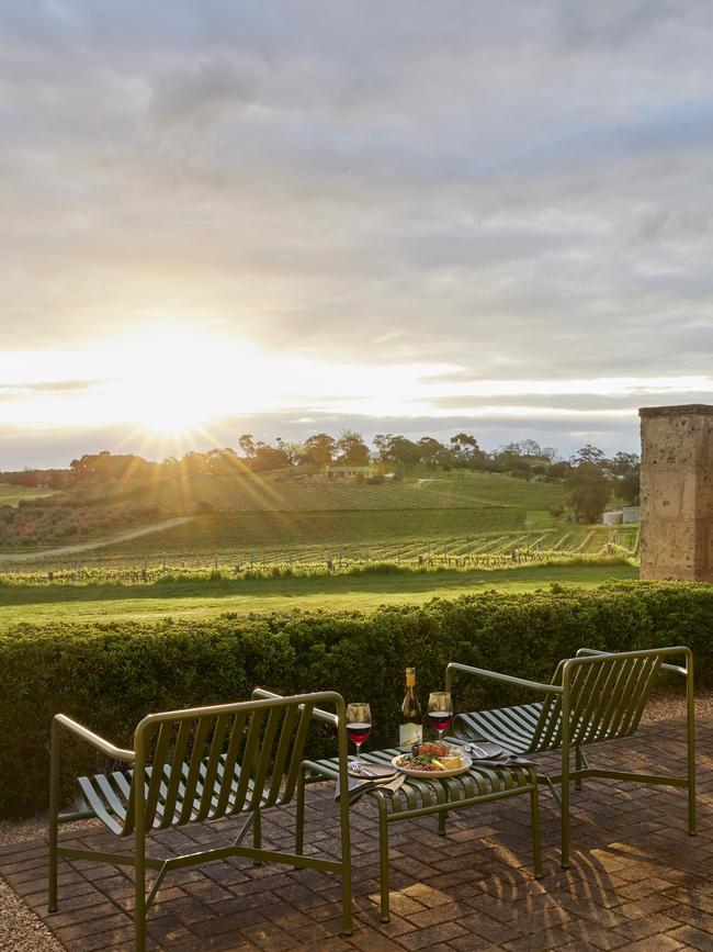 Vineyard views from The Louise. Picture: George Apostolidis