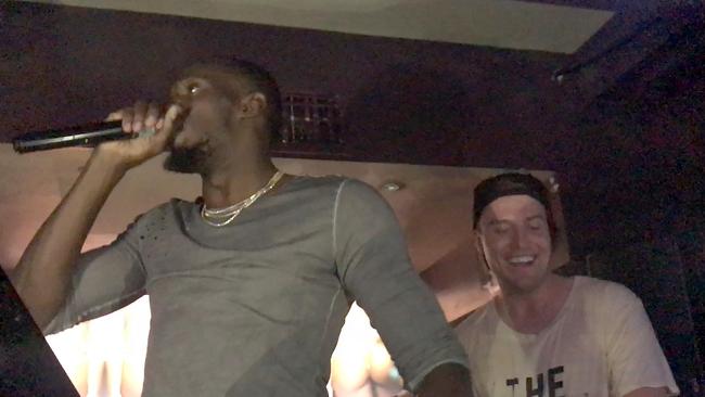 USAIN Bolt rocked the Gold Coast nightlife scene on his first night in town visiting a popular Surfers Paradise nightclub last night. Picture: Supplied