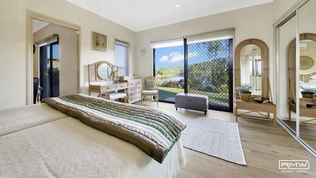 The home has five bedrooms, three with en-suites', and one main bathroom.