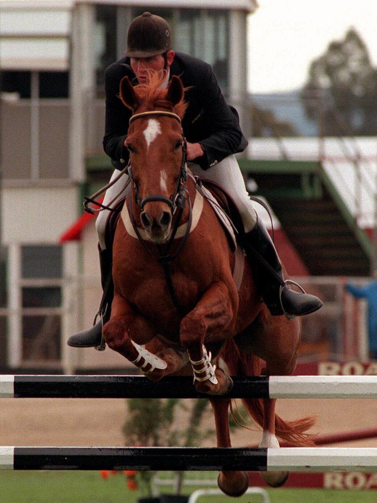 Thomas competing at the Royal Adelaide Show in 1996.