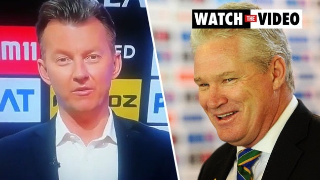 Brett Lee fronts TV hours after Dean Jones’ fatal heart attack