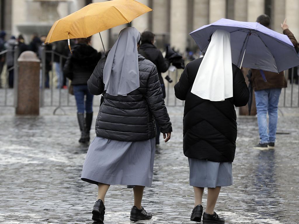 The Pope has admitted that the Catholic Church has a long history of sexually abusing nuns. Picture: AP Photo/Gregorio Borgia