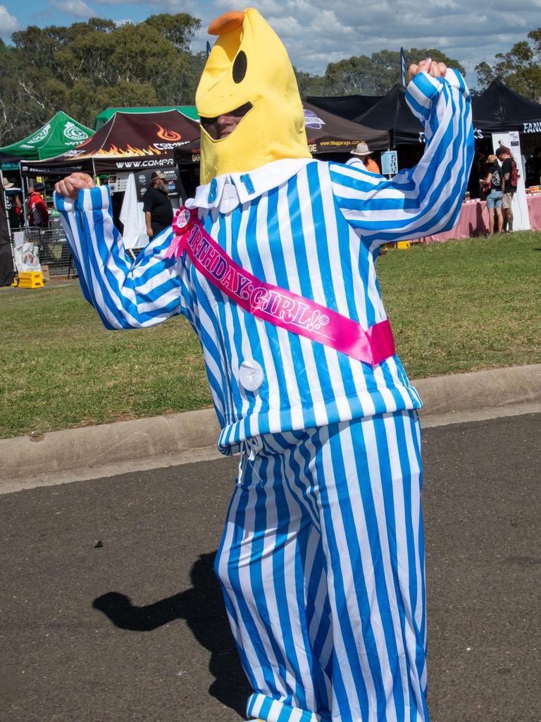 Mary Ellen celebrates her 25th birthday at Meatstock held at the Toowoomba Showgrounds. April 15th, 2023