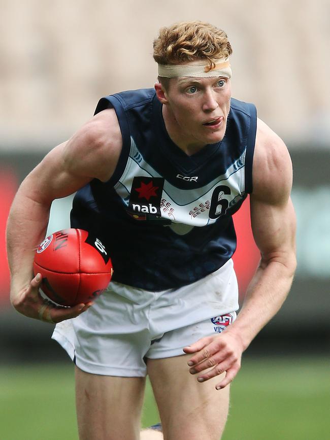 Matthew Rowell in action for Vic Metro during the national under-18 championships. Picture: Michael Dodge/Getty Images