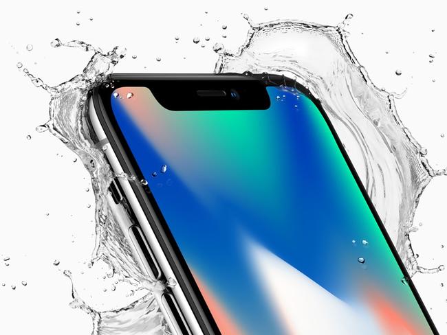 iPhone X was unveiled today in the US at Apple. Picture: Apple