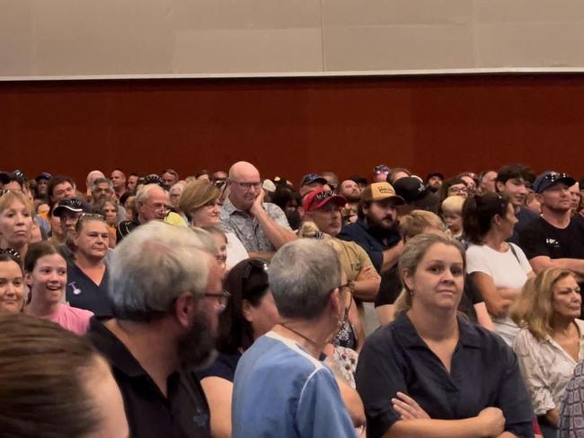 The Alice Springs town hall meeting that featured on the ABC. Picture: Supplied