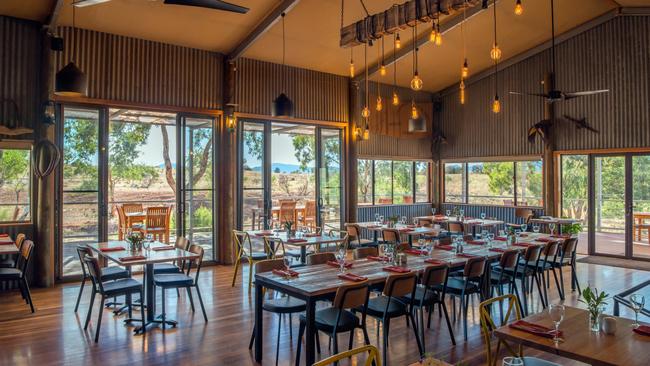 Woolshed Restaurant at Rawnsley Park Station in the Flinders Ranges.