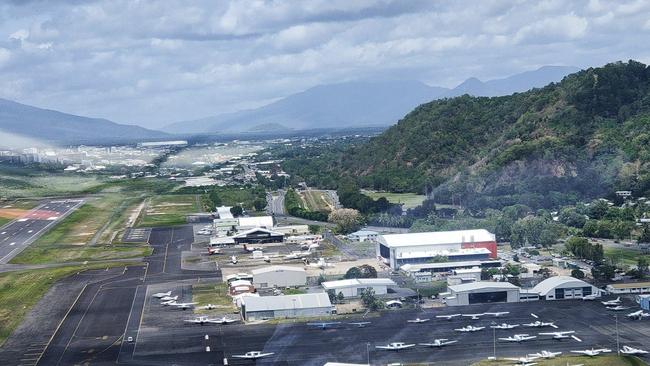 The general aviation section of the Cairns Airport on the western side of the main runway. Picture: Peter Carruthers