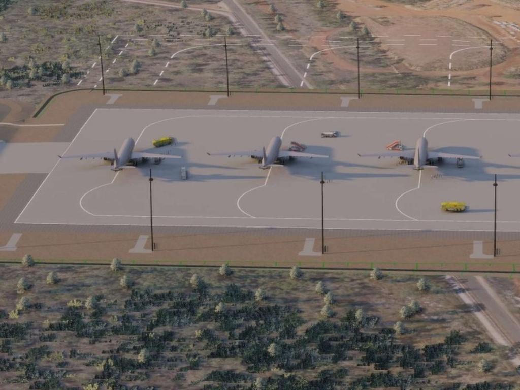 RAAF base Tindal proposed aircraft apron for US bombers. Picture: Supplied