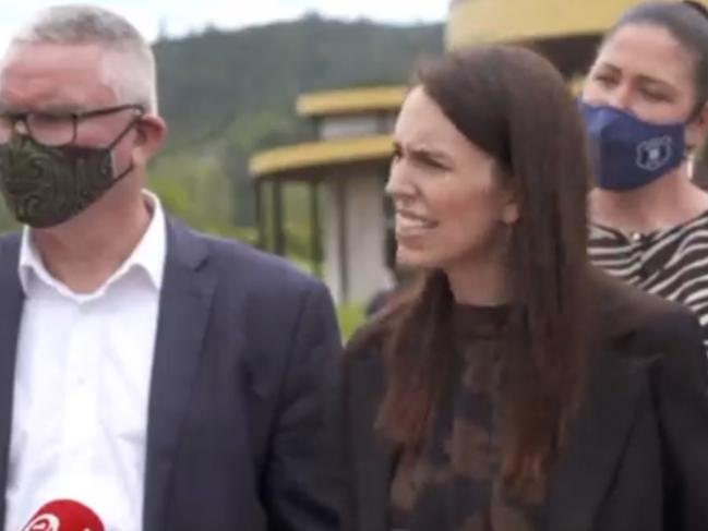 Jacinda Ardern said the man was being rude.