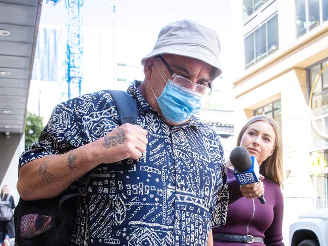 Jeffrey 'Joffa' Corfe leaves his lawyers office in 2021. Picture: Mark Stewart