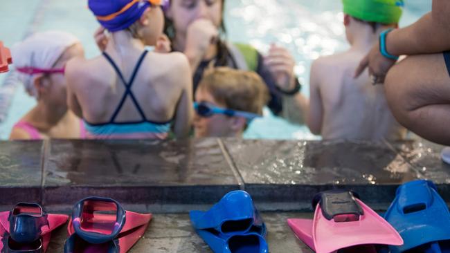 A learn to swim class at Aquatic Achievers North Lakes. Photo: Dominika Lis