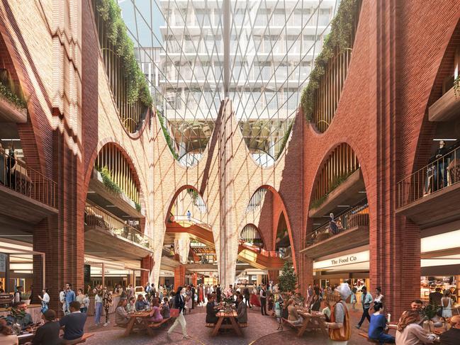 The atrium at the heart of the $400m Adelaide Central Market redevelopment, which has been approved by the State Commission Assessment Panel (SCAP).