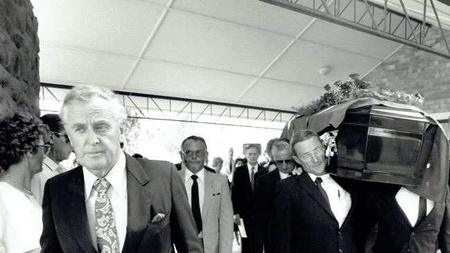 Sir Joh on the Gold Coast in April 1987.