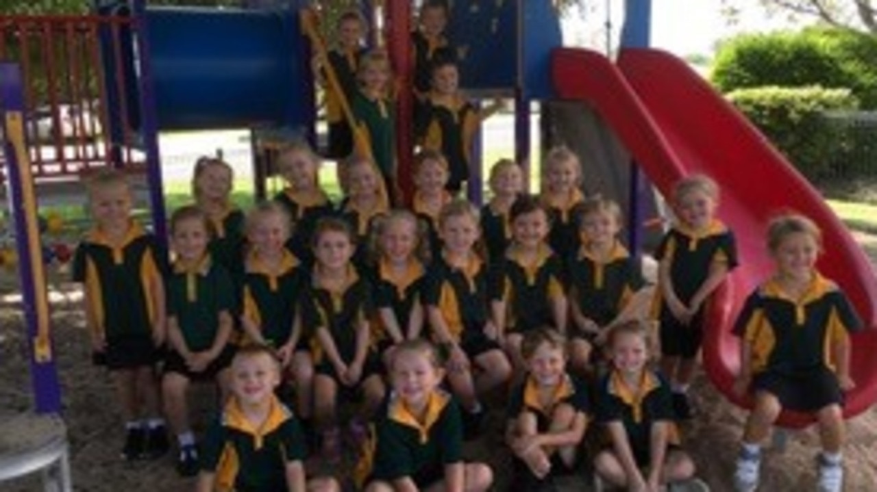 Prep students from Gin Gin State School. Photo: Contributed.