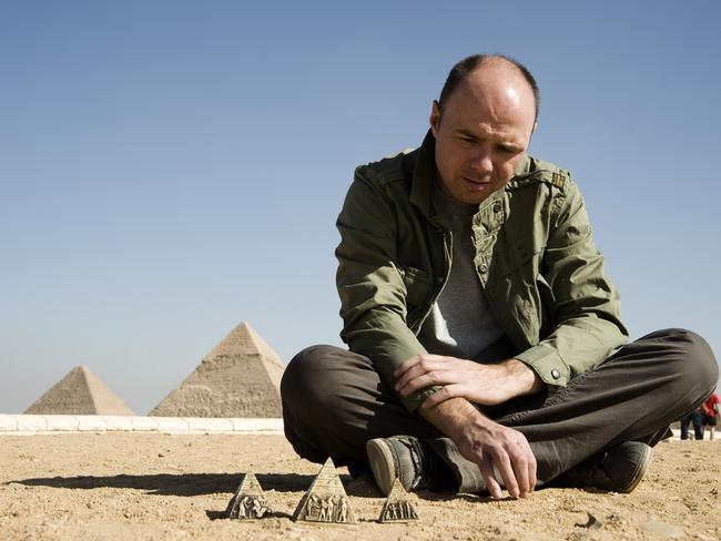 Karl Pilkington in an episode from the TV show An Idiot Abroad.